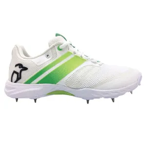 Kookaburra Pro 2.0 Cricket Spikes - White/ Lime