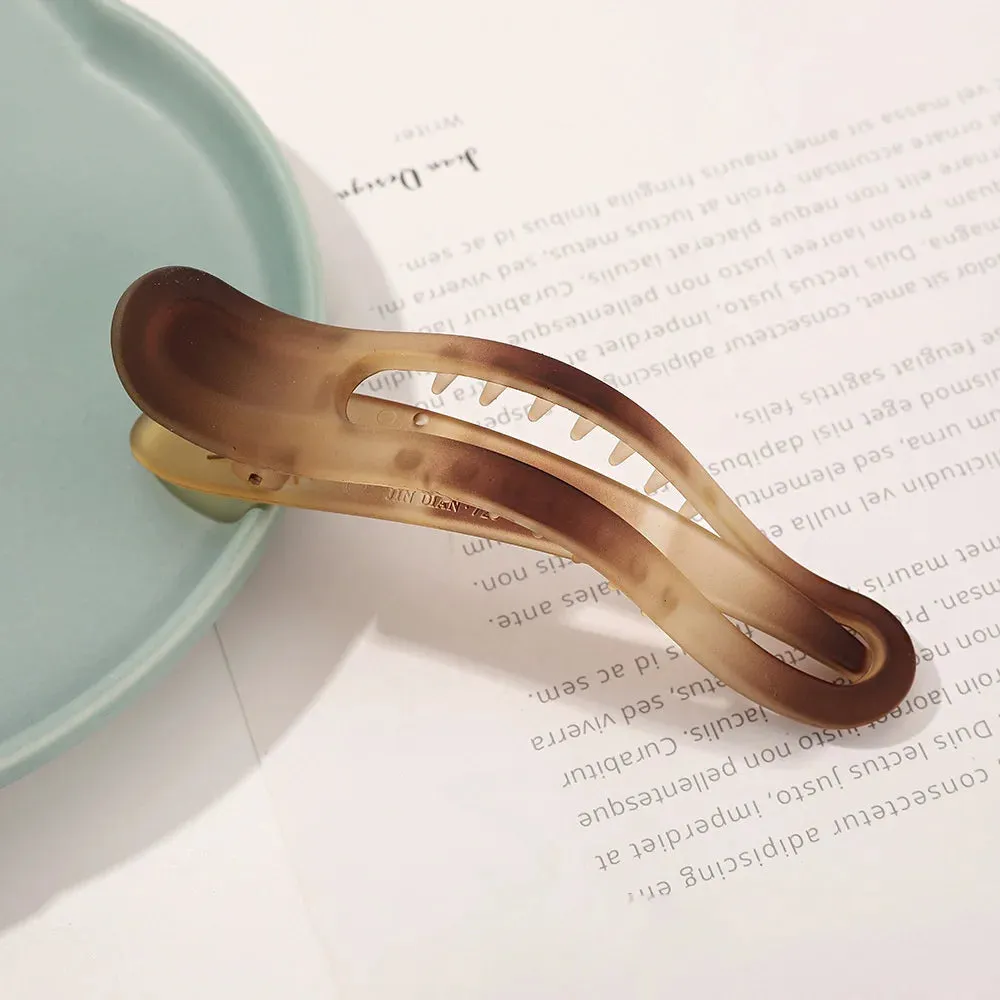 Large Hair Clamp Hair Clip Seamless Plastic Duckbill Claw for Women Girls Simple Hairpins Hair Accessories