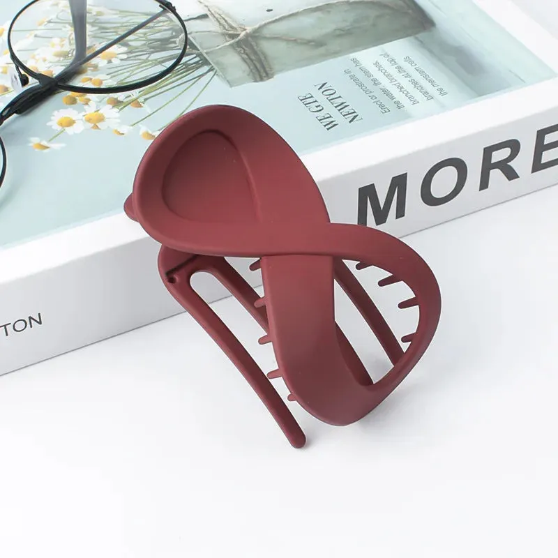 Large Hair Clamp Hair Clip Seamless Plastic Duckbill Claw for Women Girls Simple Hairpins Hair Accessories