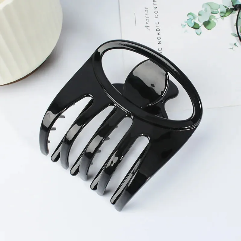 Large Hair Clamp Hair Clip Seamless Plastic Duckbill Claw for Women Girls Simple Hairpins Hair Accessories