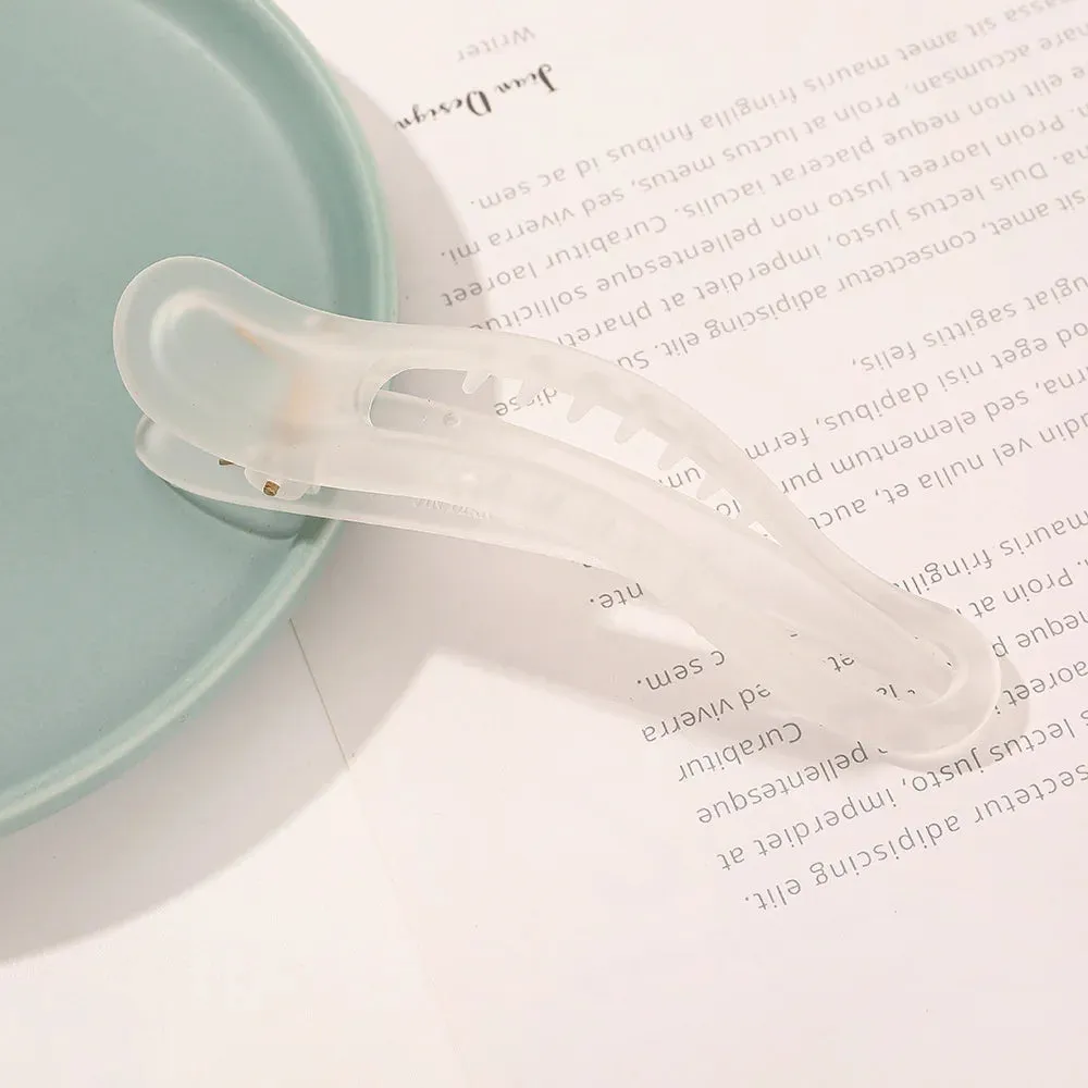 Large Hair Clamp Hair Clip Seamless Plastic Duckbill Claw for Women Girls Simple Hairpins Hair Accessories