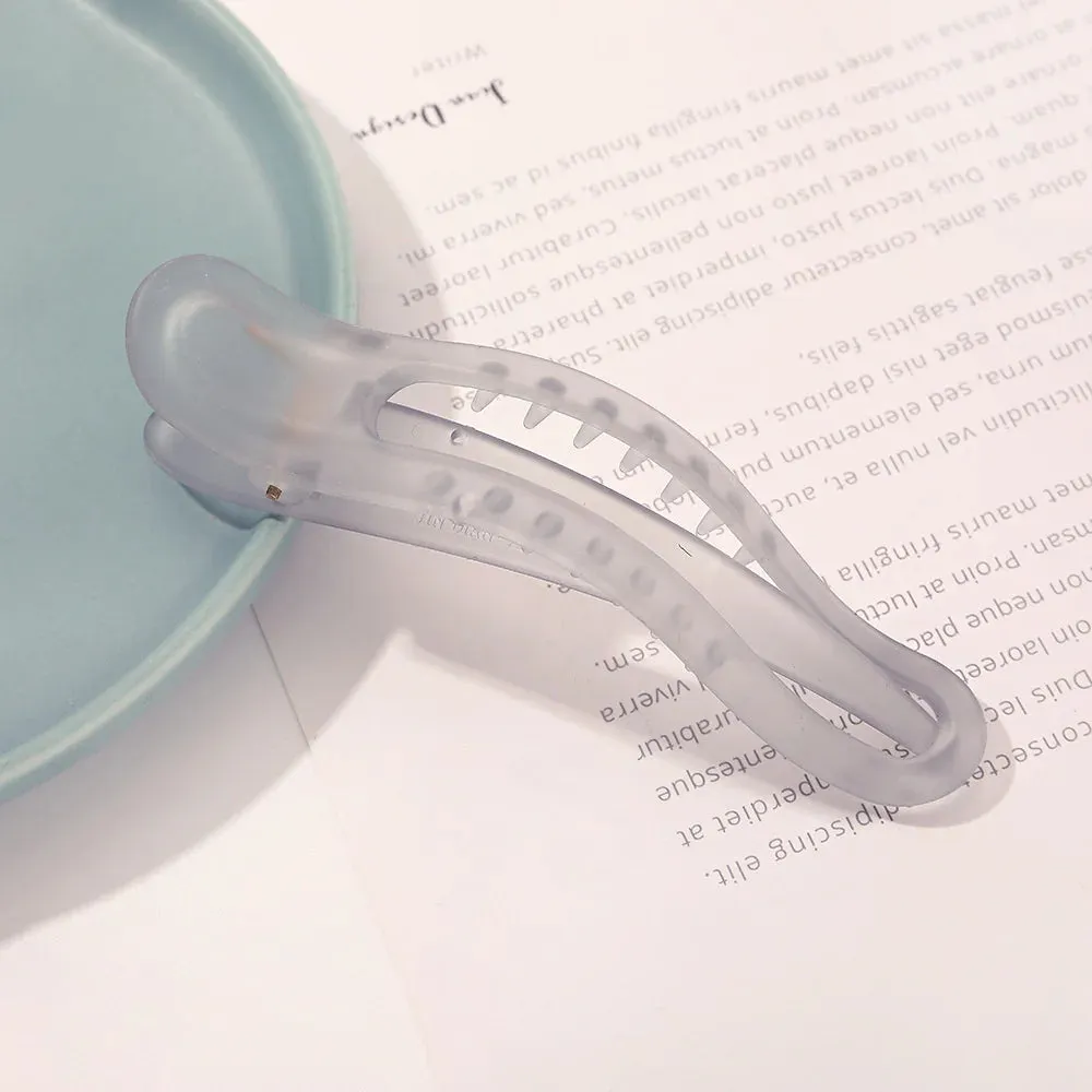 Large Hair Clamp Hair Clip Seamless Plastic Duckbill Claw for Women Girls Simple Hairpins Hair Accessories
