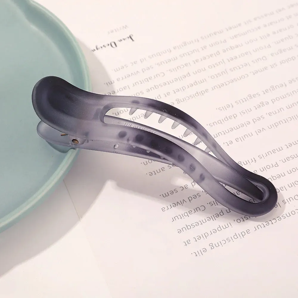 Large Hair Clamp Hair Clip Seamless Plastic Duckbill Claw for Women Girls Simple Hairpins Hair Accessories