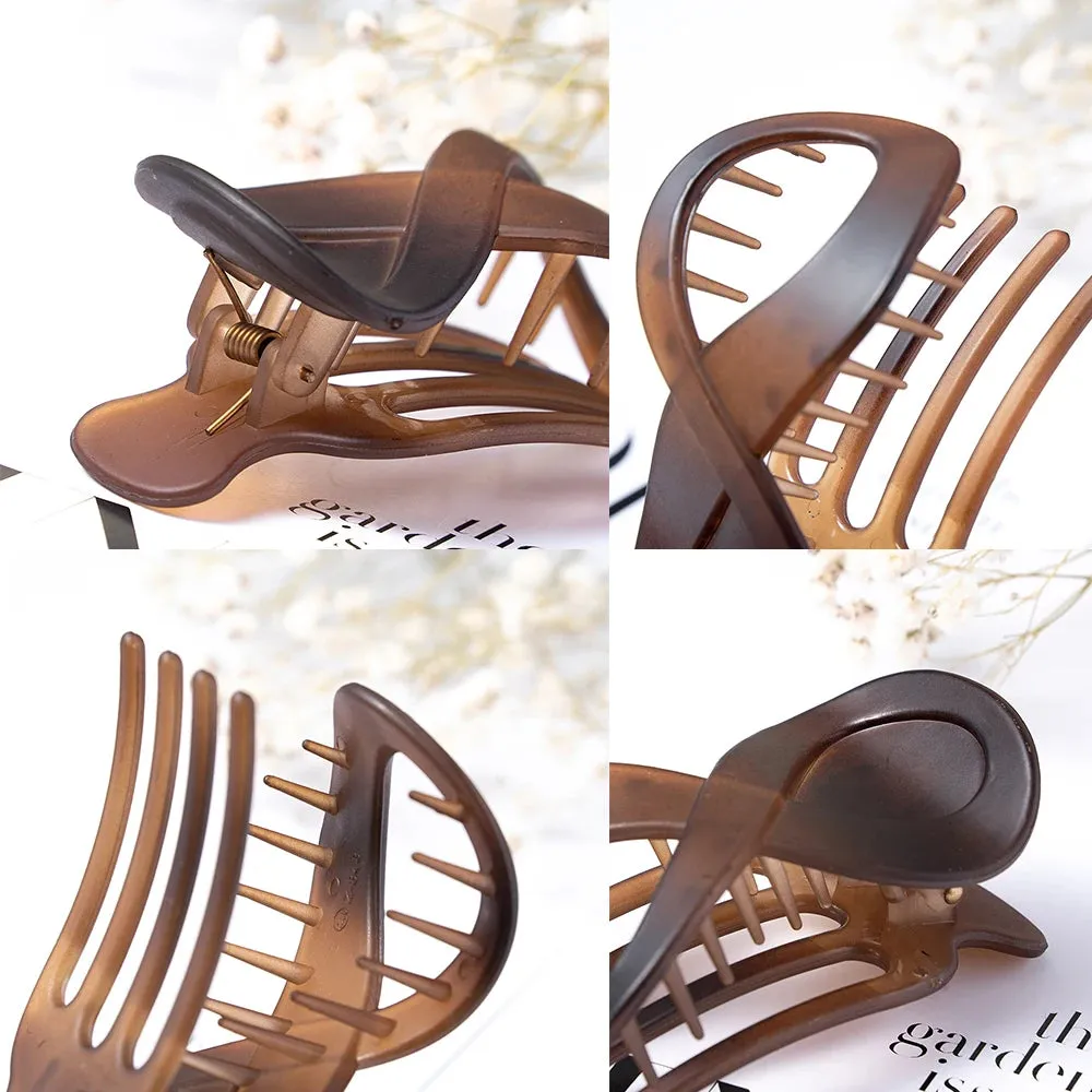 Large Hair Clamp Hair Clip Seamless Plastic Duckbill Claw for Women Girls Simple Hairpins Hair Accessories