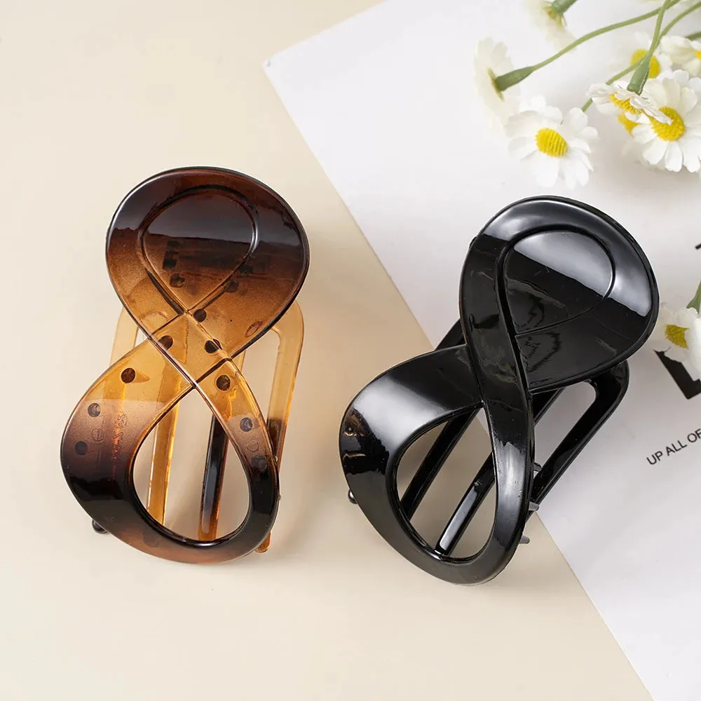 Large Hair Clamp Hair Clip Seamless Plastic Duckbill Claw for Women Girls Simple Hairpins Hair Accessories