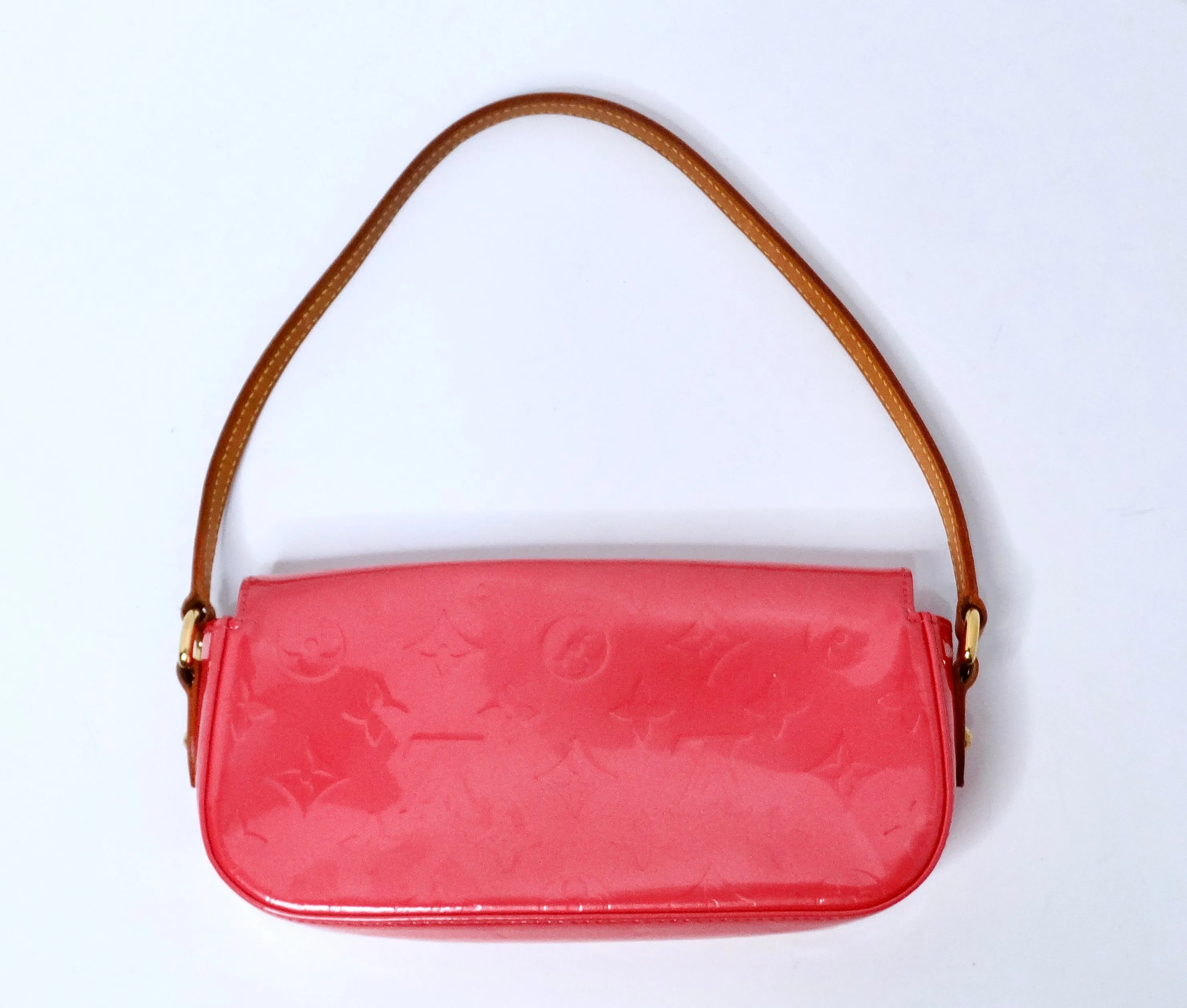Louis Vuitton by Marc Jacobs Y2K Malibu Street Fuchsia Patent Shoulder Bag