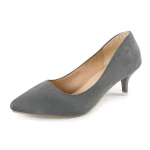 Low Grey Pumps