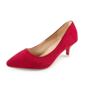 Low Red Pumps