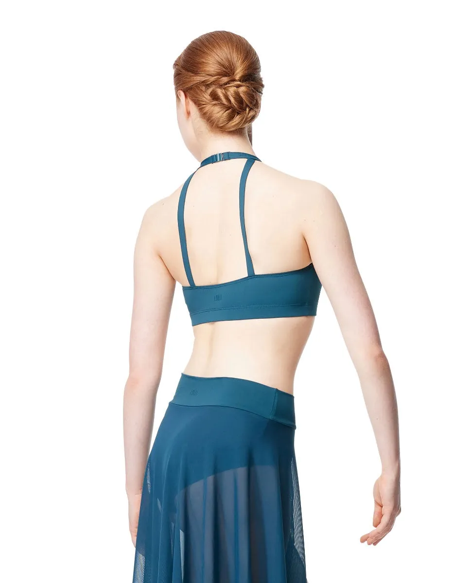 Lulli Dark Teal Delana High Neck Bra