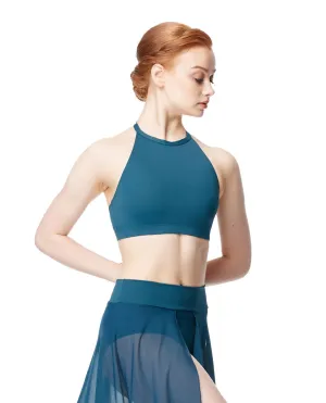 Lulli Dark Teal Delana High Neck Bra