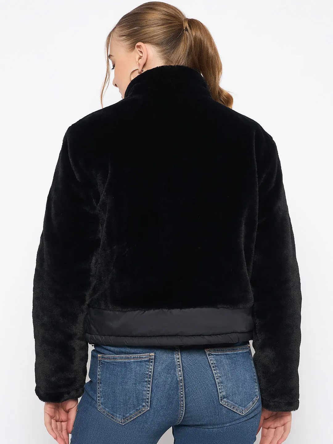 Madame Reversible Black Quilted Down Jacket