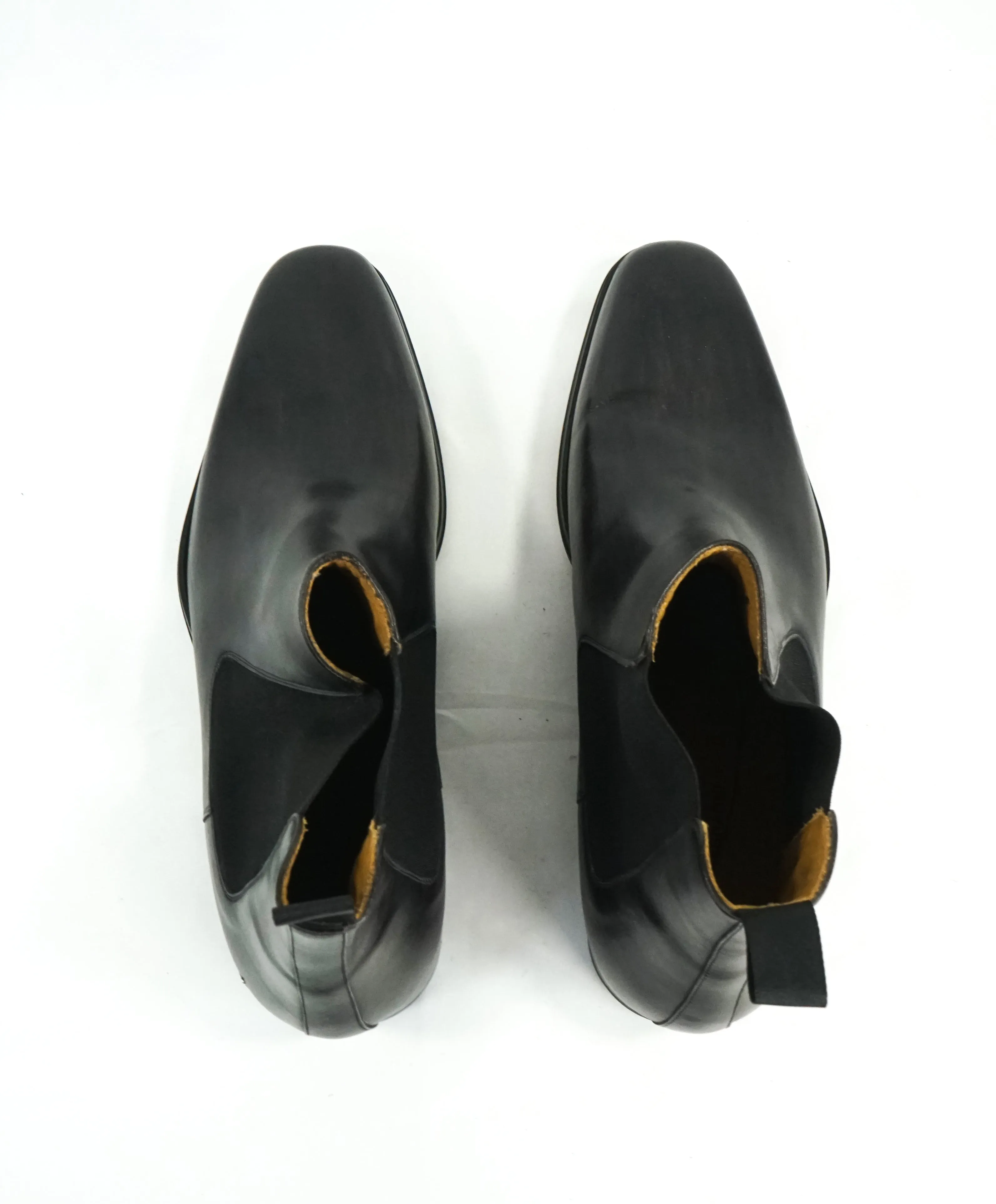 MAGNANNI - Gray Hand Patina Sleek Boots With Leather Soles - 12