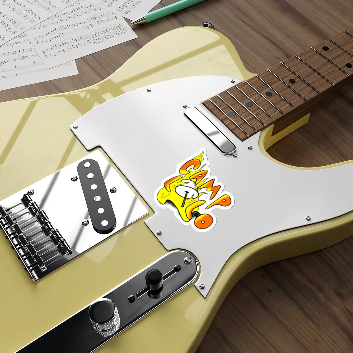 Marshmallow Die-Cut Sticker