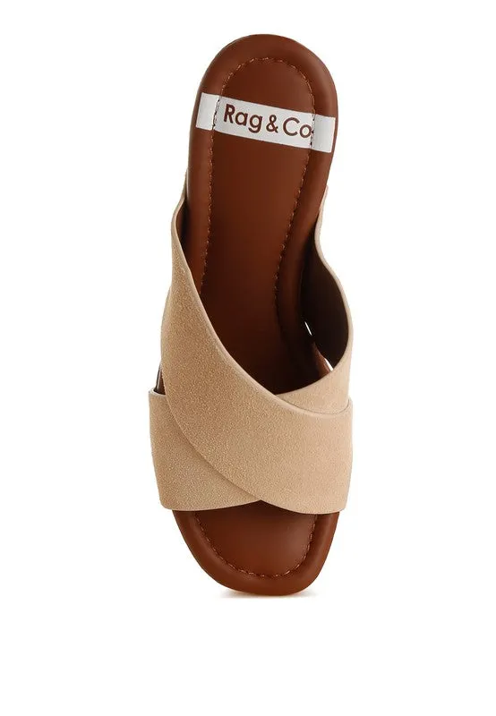 Mearsk Genuine Suede Leather Clogs