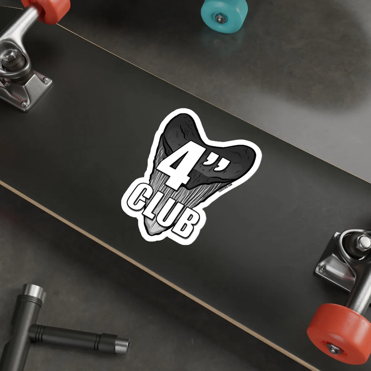 Megalodon 4 Inch Club Sticker