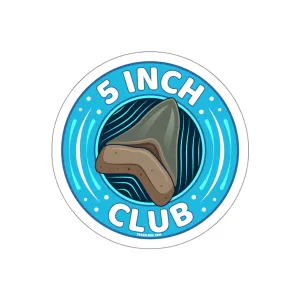 Megalodon 5 Inch Club Round Sticker