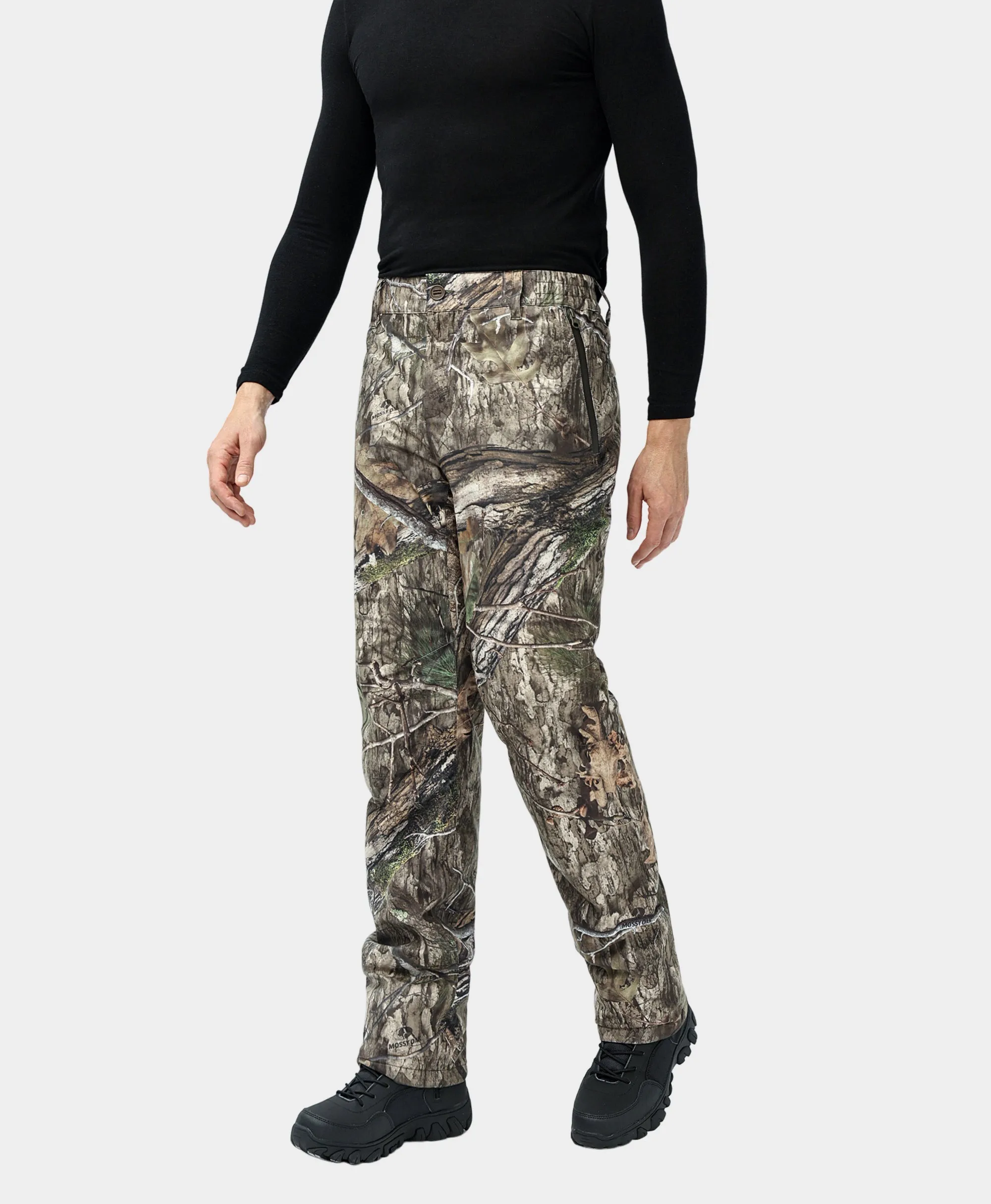 Men's Heated Hunting Pants - Camouflage, Mossy Oak® Country DNA