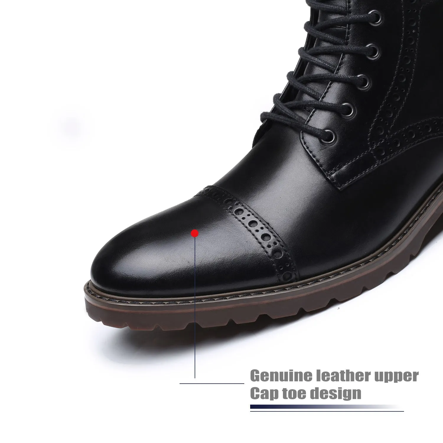 Men's Lace Up Boot Deeno-2-black