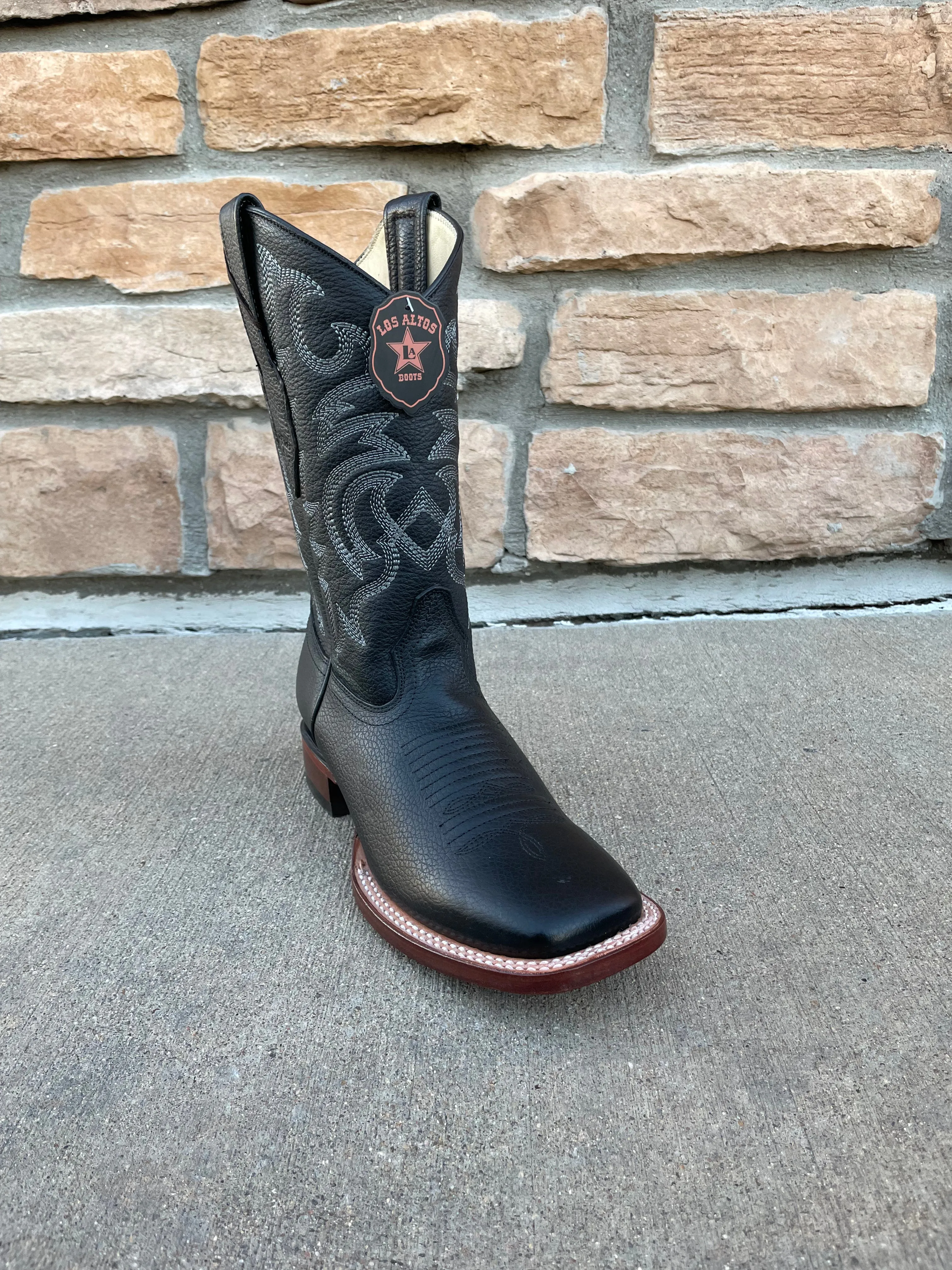 Men's Los Altos Grisly Wide Square Toe Boots