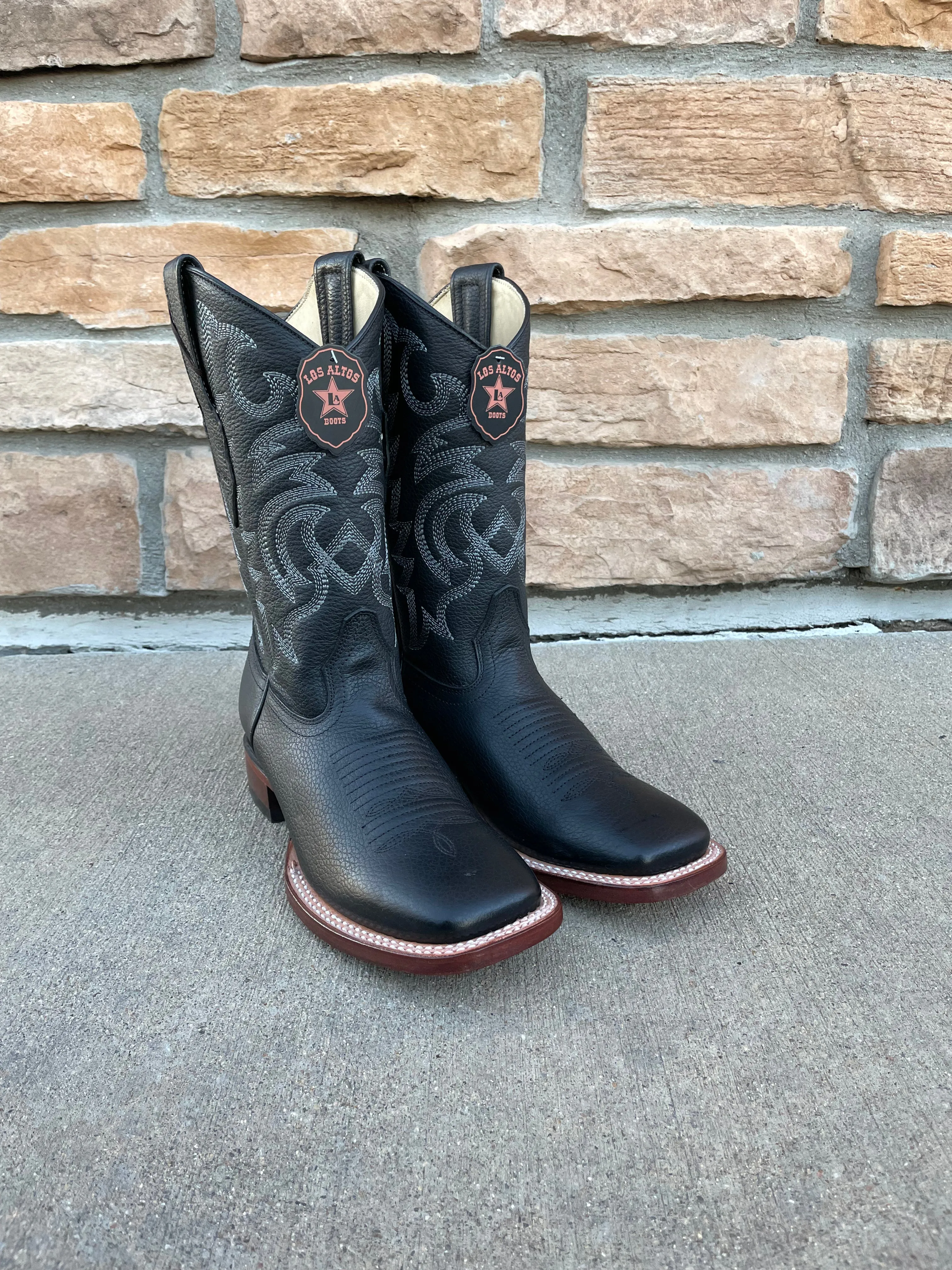Men's Los Altos Grisly Wide Square Toe Boots