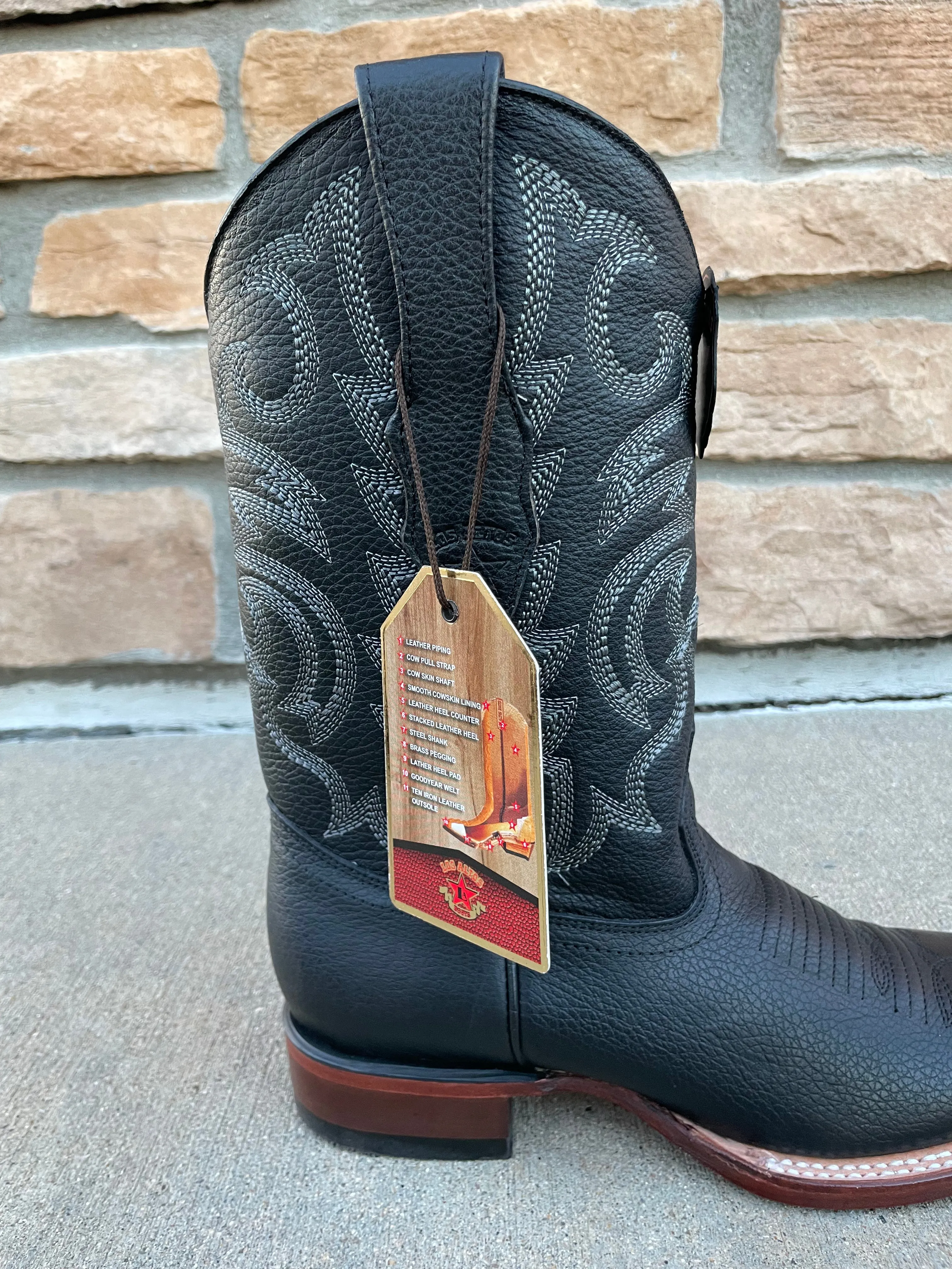 Men's Los Altos Grisly Wide Square Toe Boots