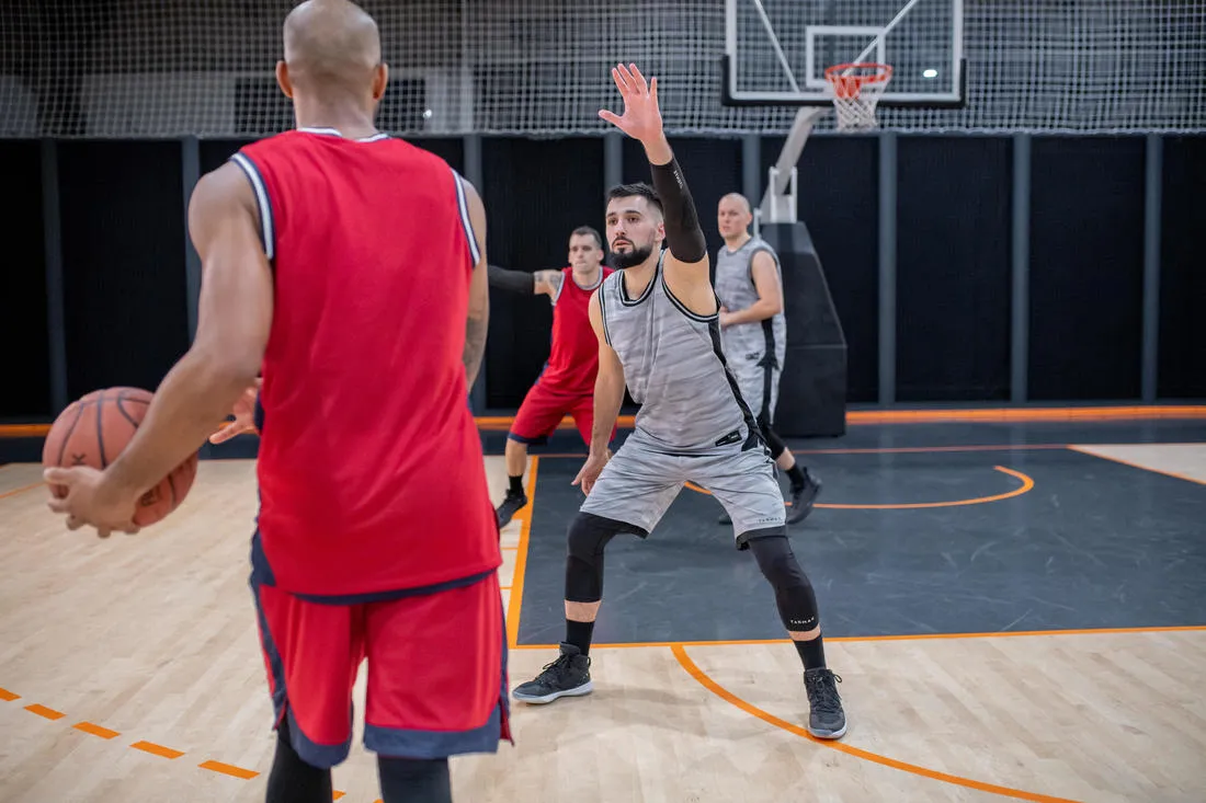 Men's Reversible Sleeveless Basketball Jersey T500R