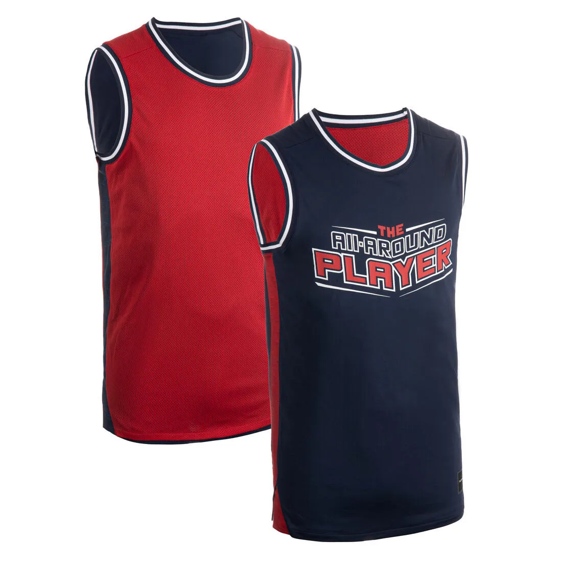 Men's Reversible Sleeveless Basketball Jersey T500R