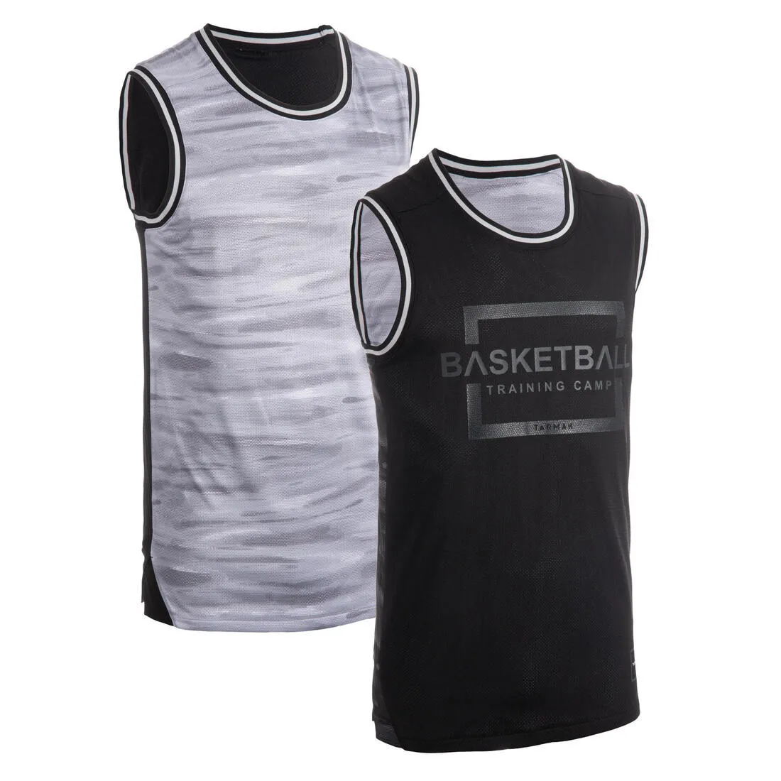 Men's Reversible Sleeveless Basketball Jersey T500R