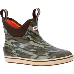 MENS XTRATUF 6IN ANKLE DECK BOOT - MOSSY OAK BOTTOMLAND