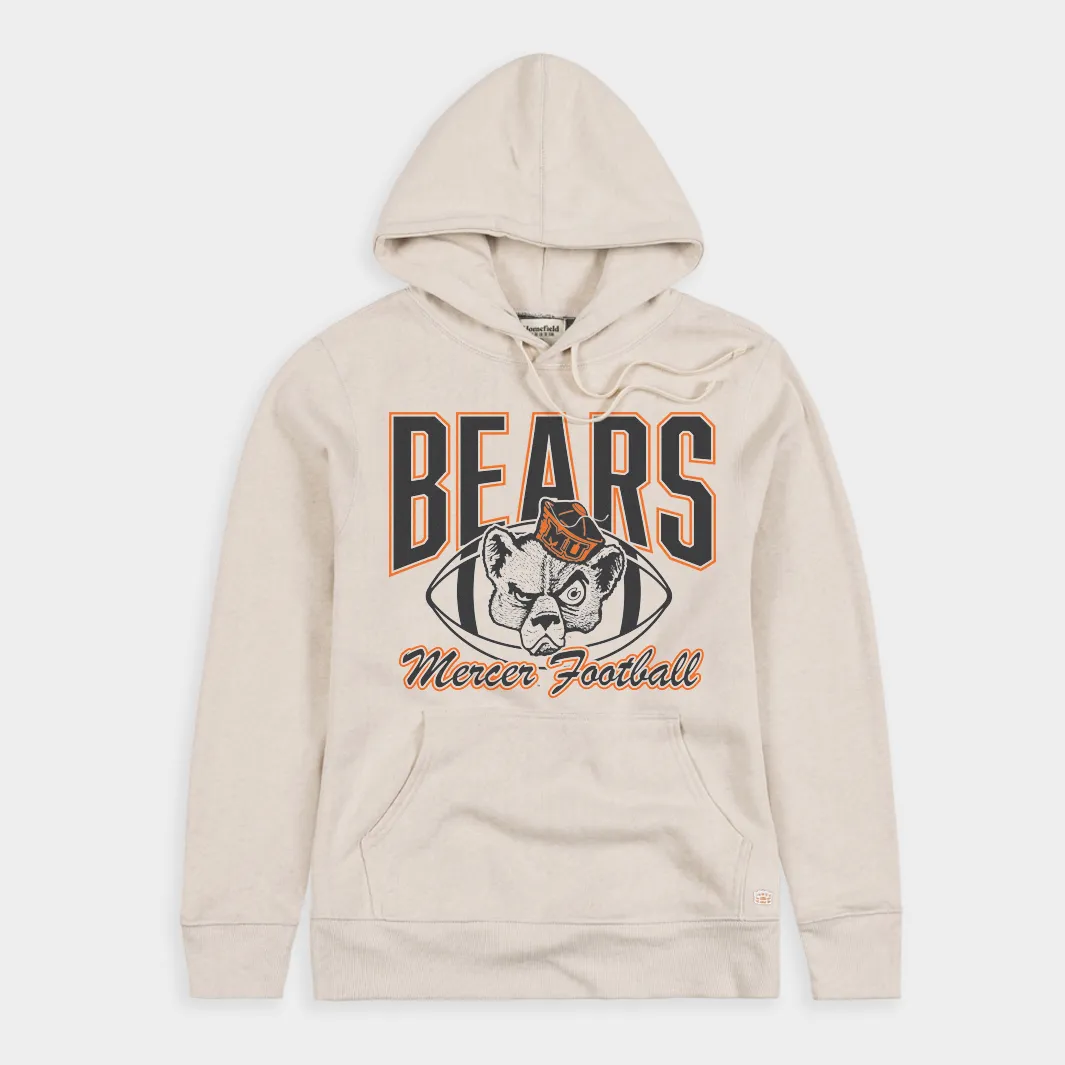 Mercer Bears Retro Football Hoodie
