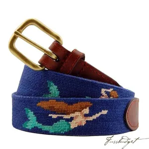 Mermaid Needlepoint Belt