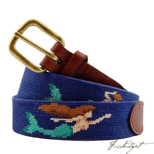 Mermaid Needlepoint Belt