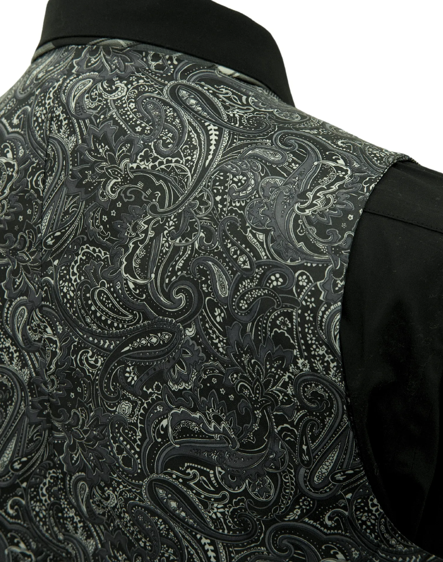 Michael Adams Textured Modern Fit Vested Suit - Charcoal 3220