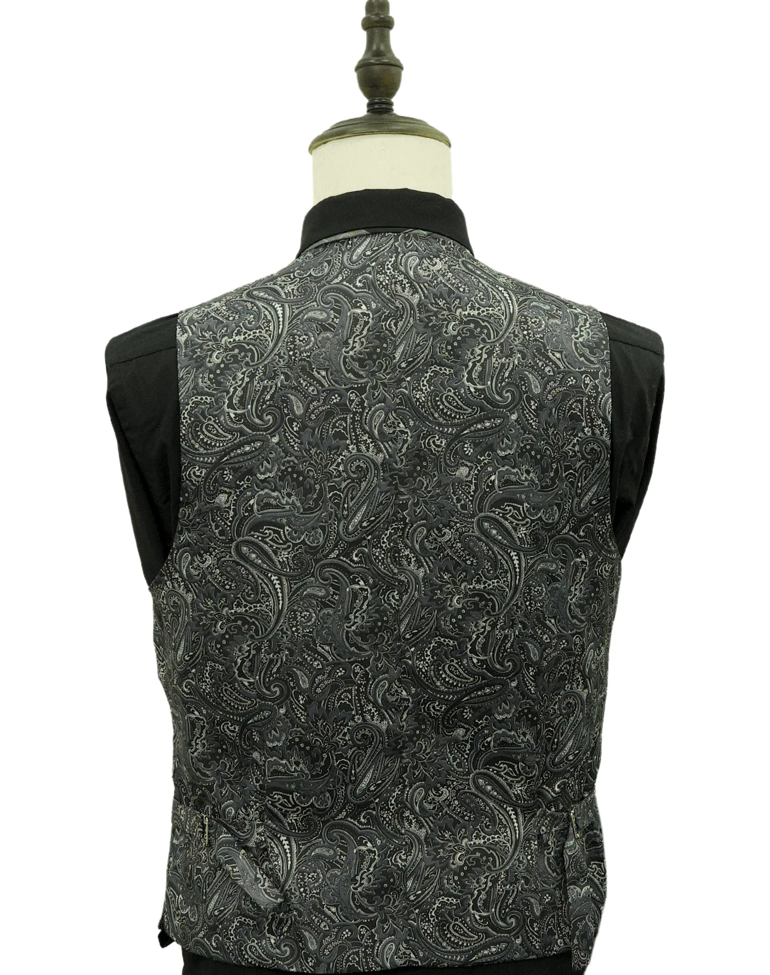 Michael Adams Textured Modern Fit Vested Suit - Charcoal 3220