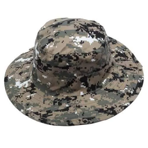 Military Boonie Hat Camo Cover Wide Brim Camouflage Camping Hunting Cap