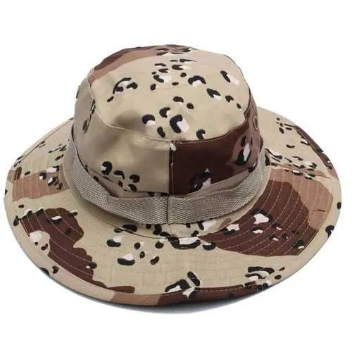 Military Boonie Hat Camo Cover Wide Brim Camouflage Camping Hunting Cap