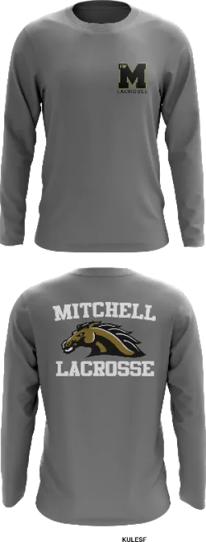 Mitchell Lacrosse Store 1 Core Men's LS Performance Tee - kuLesF