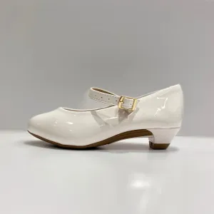 MOLE DRSH WHITE VERNIZ PREMIUM HEEL