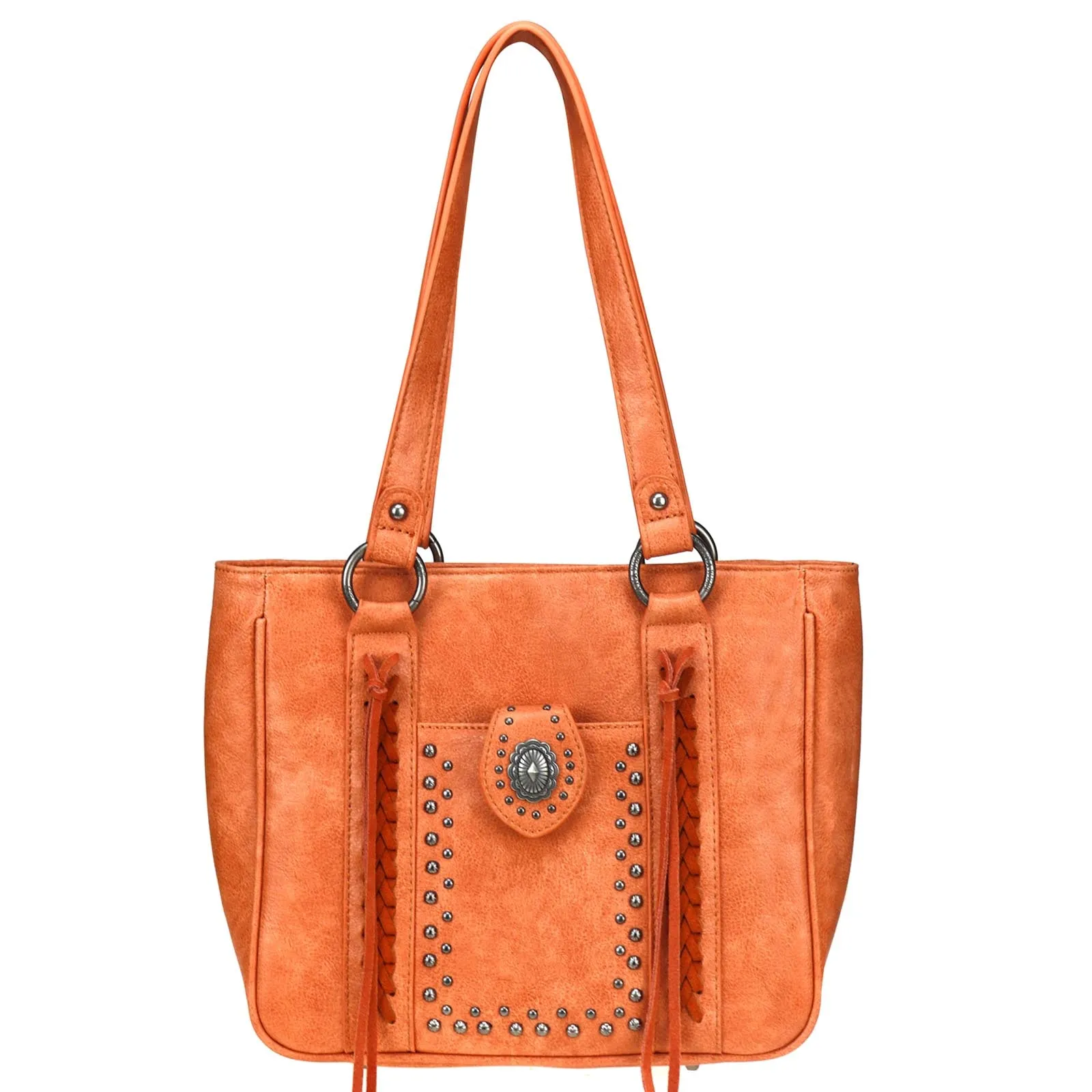 MW918G-8317 Montana West Concho Collection Concealed Carry Tote Bag
