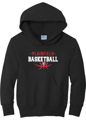MY Plainfield Basketball- YOUTH PLAINFIELD BASKETBALL HOODIE