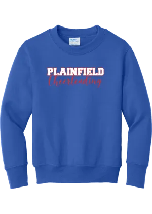 MY Plainfield - YOUTH CHEERLEADING CREWNECK SWEATSHIRT