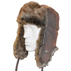 Nat's Lined Aviator Fur Hat
