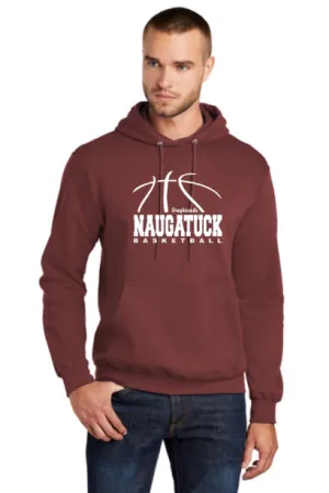NAUGATUCK BASKETBALL Cotton Blend Hoodie