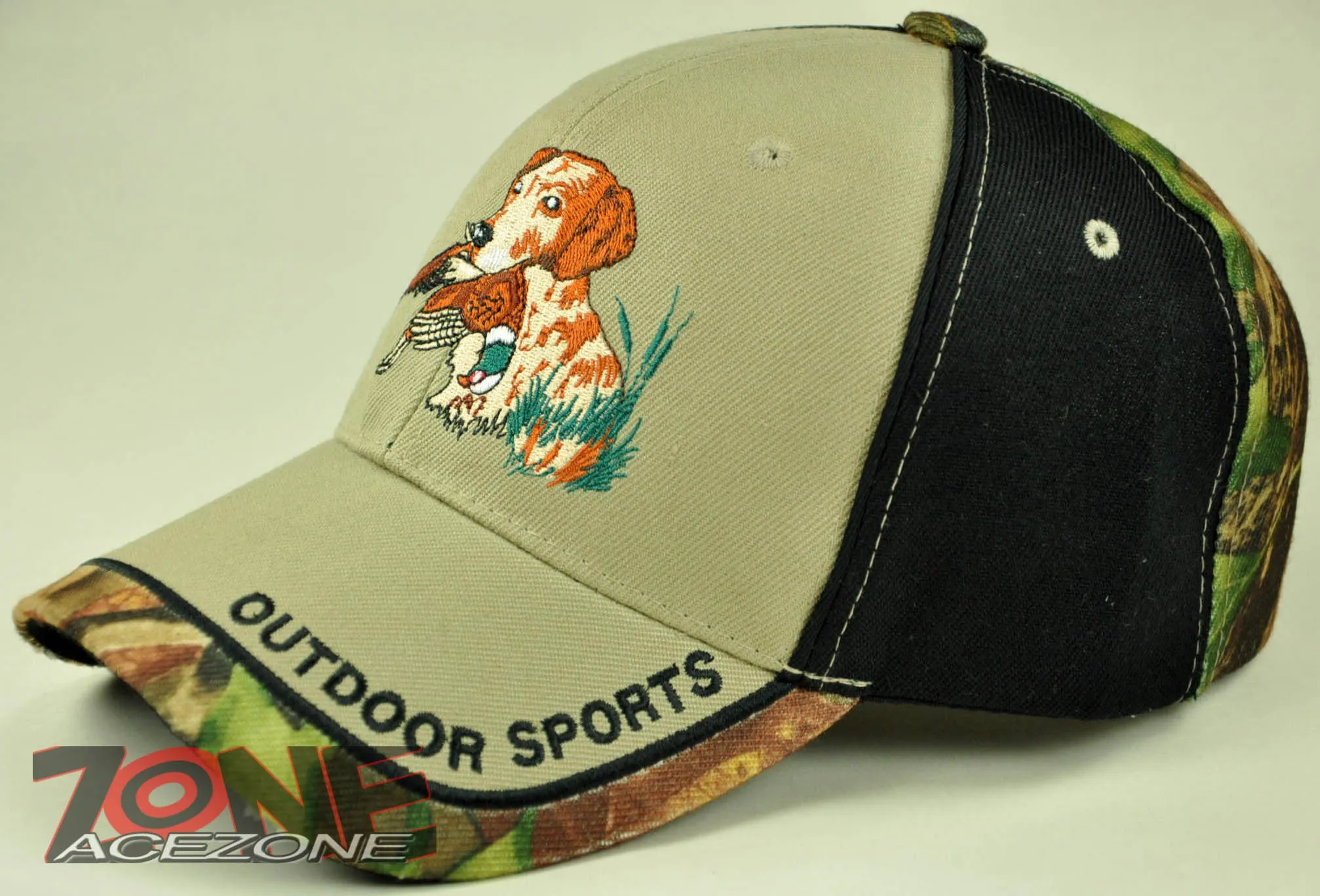 NEW! HUNTER PHEASANT DOG OUTDOOR HUNTING CAP HAT TAN