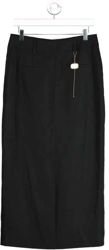 New Look Black Formal Split Front Skirt UK 12