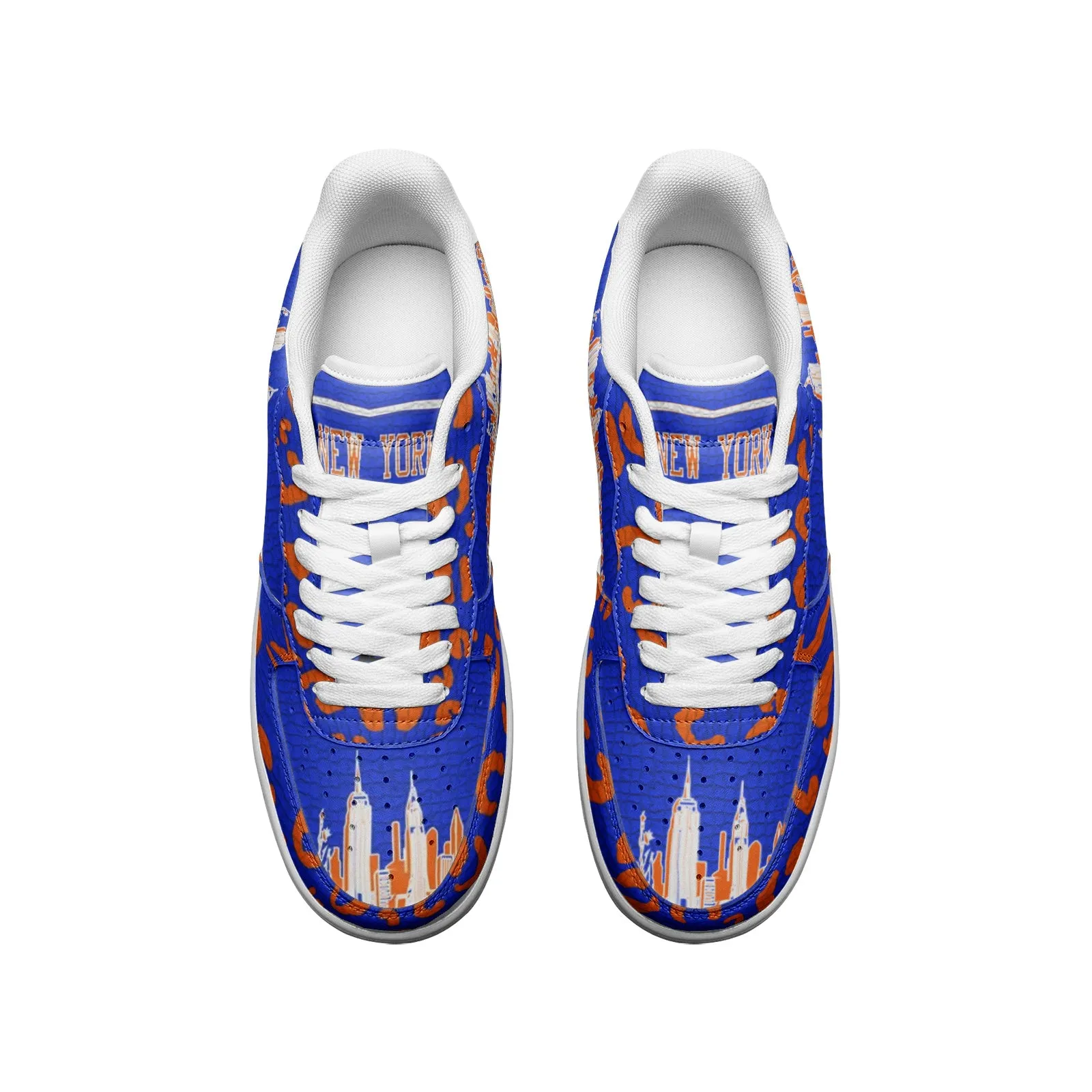 New York Knicks Color Way Low Top Force Leather Sneakers
