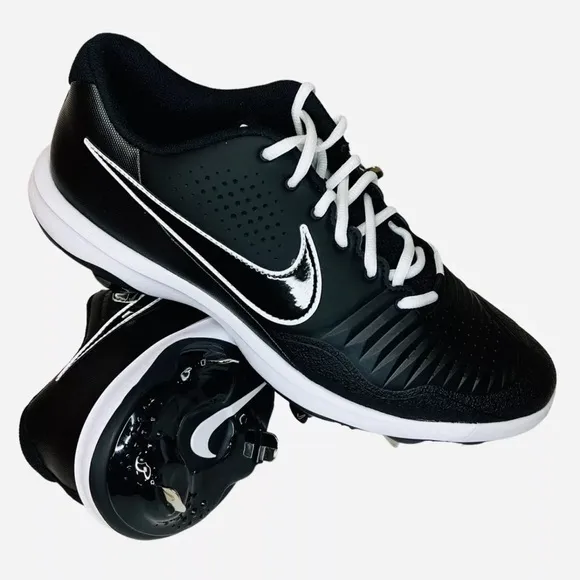 Nike Alpha Huarache 3 Varsity Low Cleats Spikes Black CT0829-003 Men’s Size 14