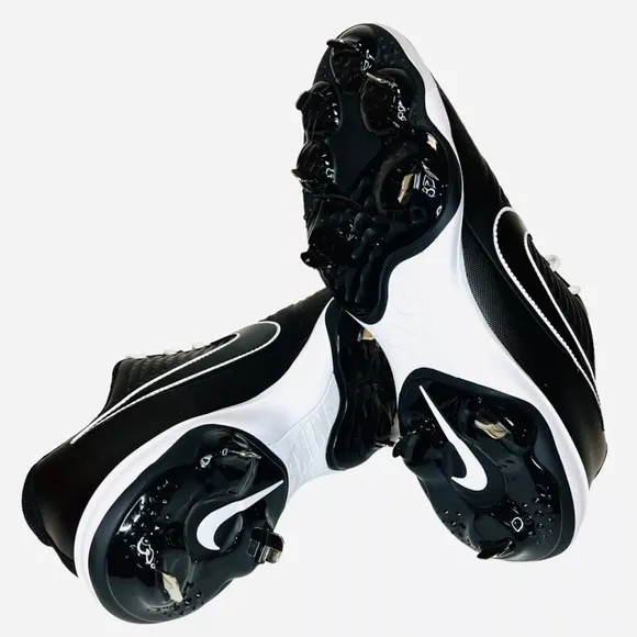 Nike Alpha Huarache 3 Varsity Low Cleats Spikes Black CT0829-003 Men’s Size 14