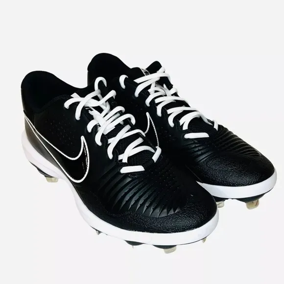 Nike Alpha Huarache 3 Varsity Low Cleats Spikes Black CT0829-003 Men’s Size 14