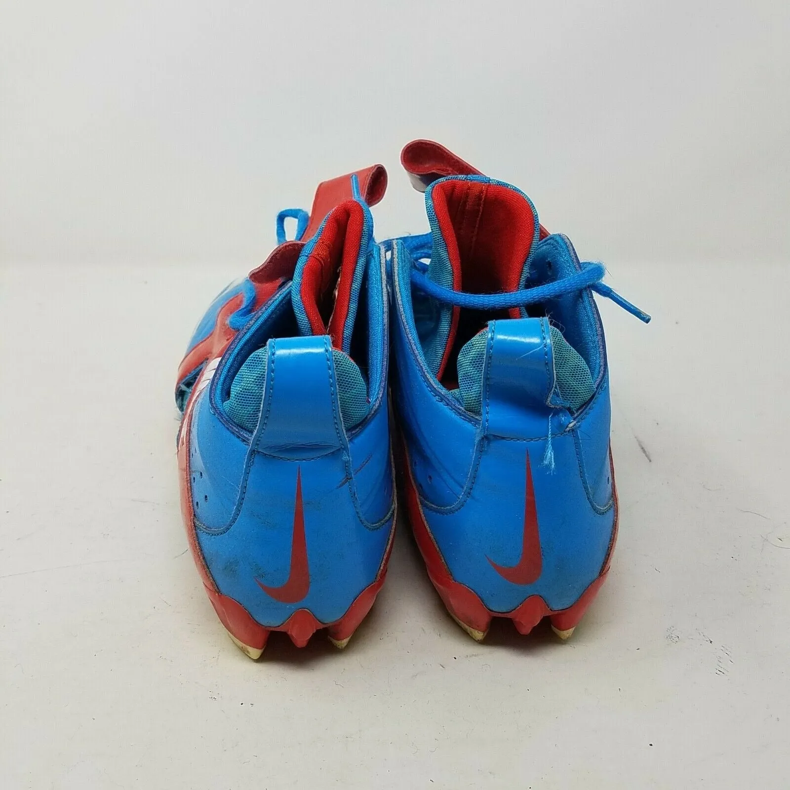 Nike Huarache 3 Lacrosse Cleats Blue Red Men's sz 10.5 469730-416 Athletic Shoes